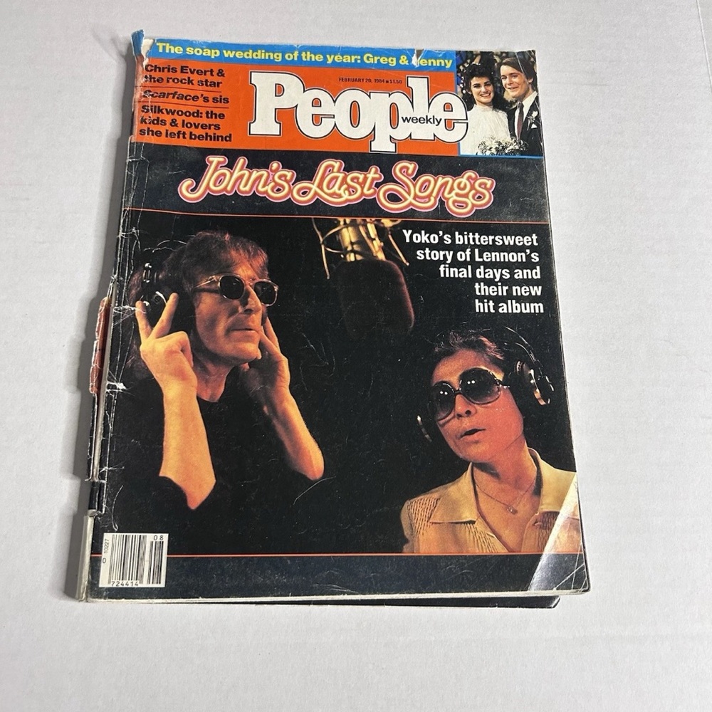 People - Feb 20 1984 John Lennon Yoko Ono “John’s Last Songs” Issue. Pre-Owned.